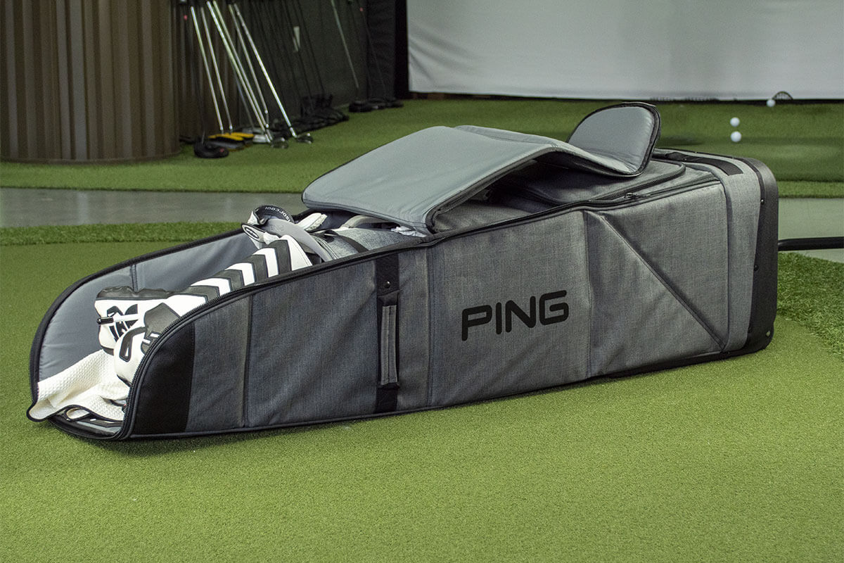 Ping rolling travel cover golf bag